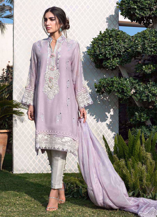 Picture of Reena Raw Silk Pants