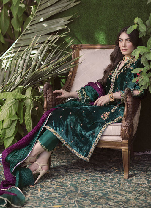Ivy Emerald Velvet