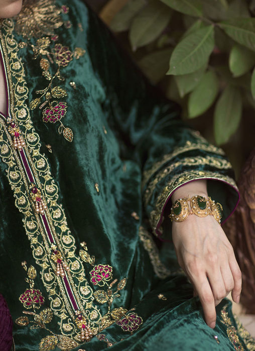 Ivy Emerald Velvet
