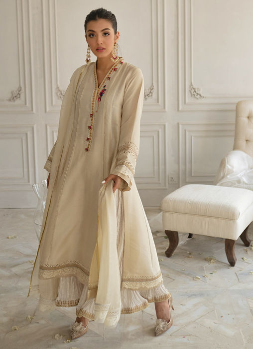 Picture of Stone Silk Shirt And Dupatta