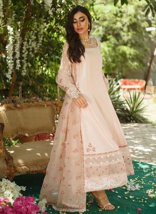 Blush Amara Kalidaar And Dupatta