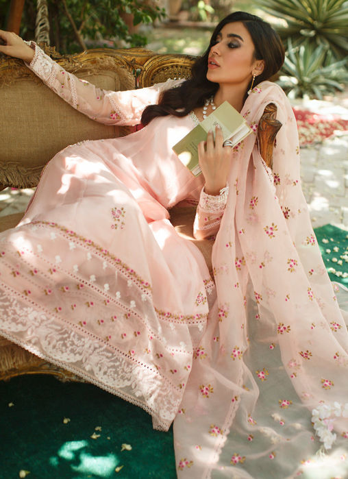 Blush Amara Kalidaar And Dupatta
