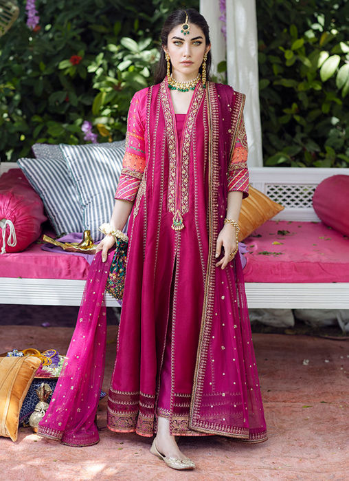 Picture of Zareen Fuchsia Kalidaar And Dupatta
