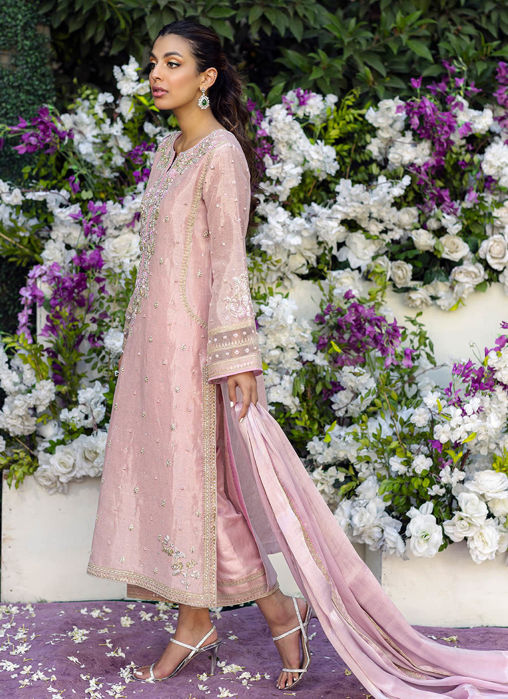 Willa Pink Shirt And Dupatta