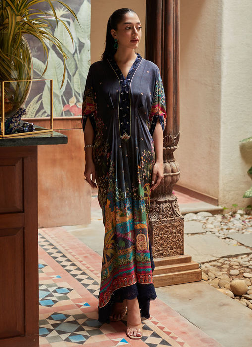 Picture of Alexa Navy Kaftan