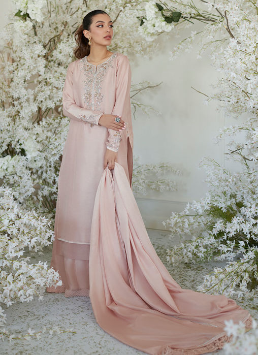 Pippa Pink Shirt And Dupatta