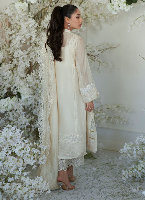 Paige Ivory Shirt And Dupatta