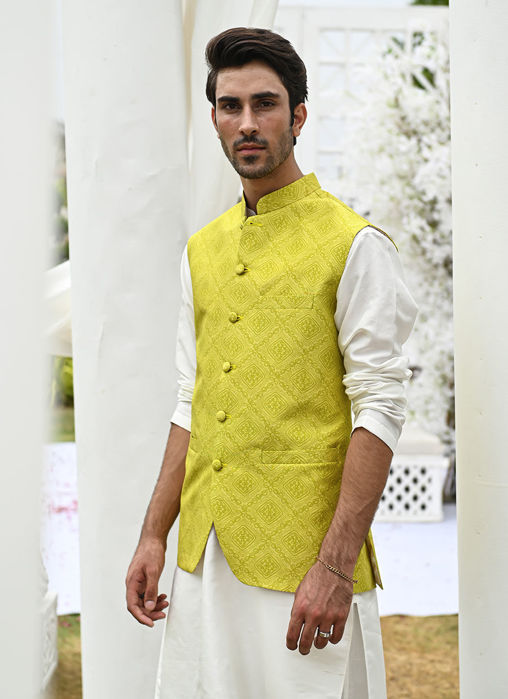 Mana Lime Waistcoat