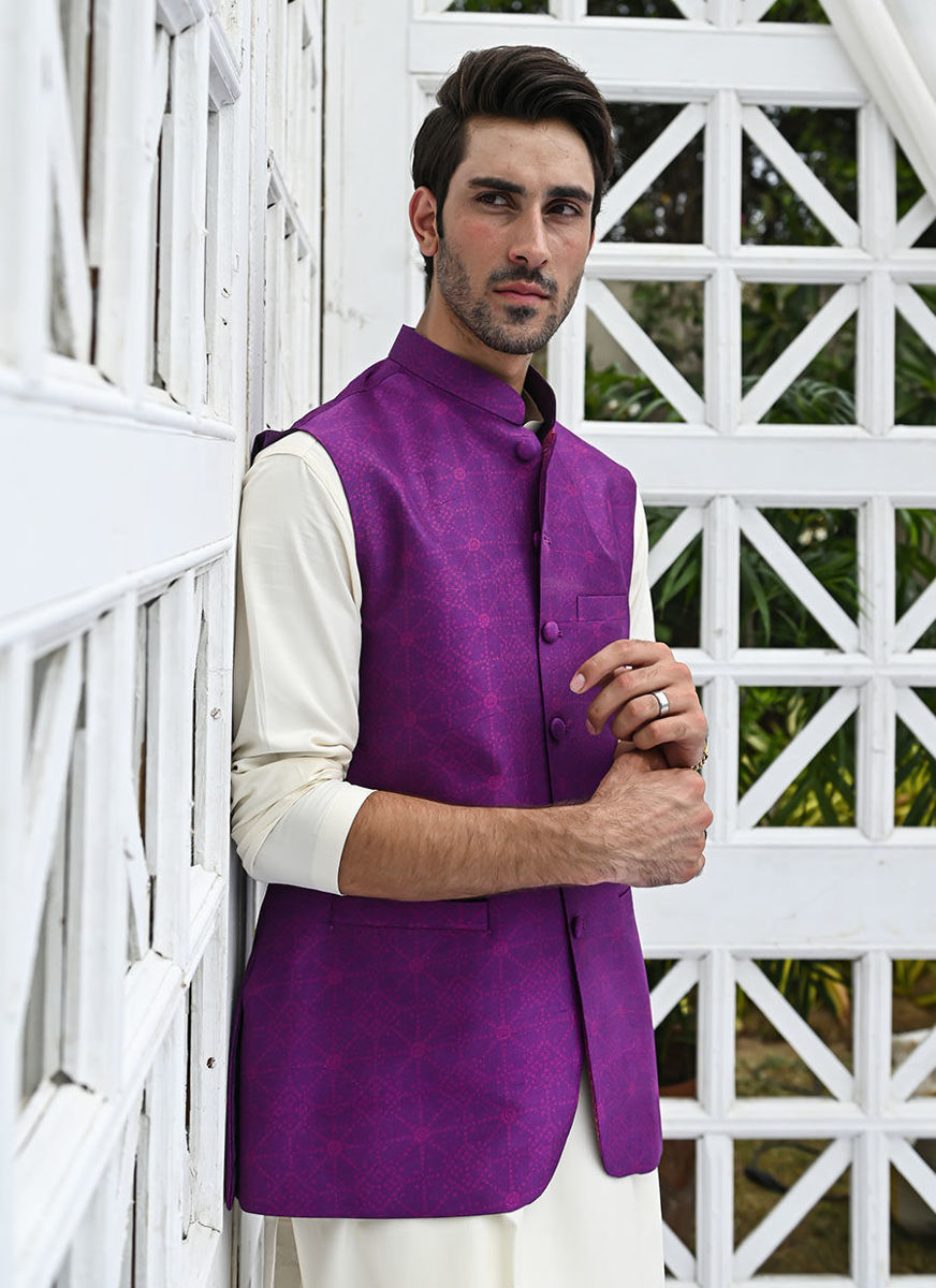 Farzaneh Purple Waistcoat