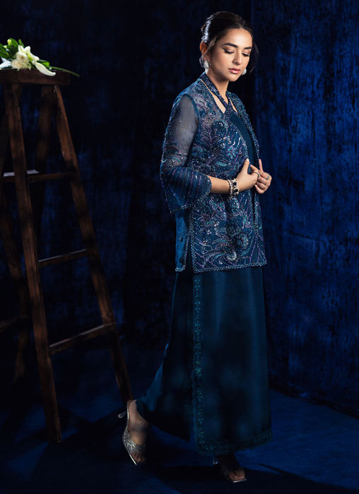 Marilyn Teal Jacket And Sheath Dress