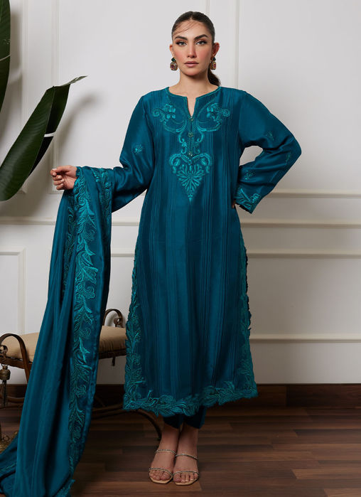 Picture of Heqet Emerald Shirt And Dupatta