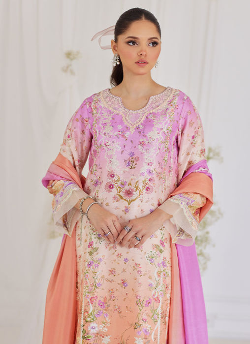 Maura Ombre Shirt And Dupatta
