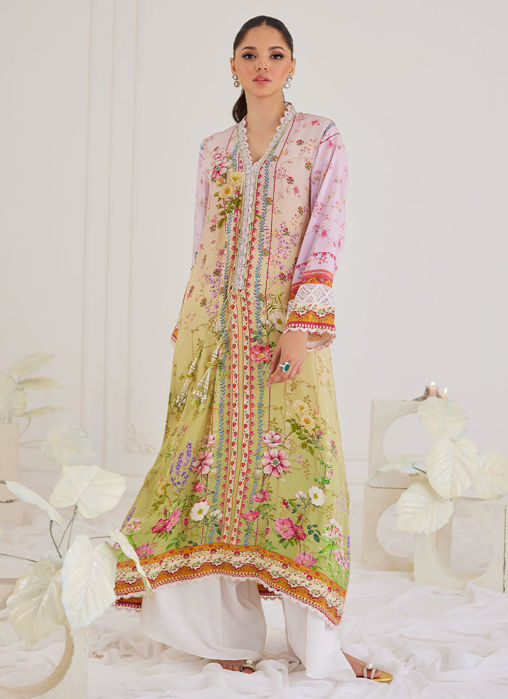 Nica Ombre Crepe Kaftan