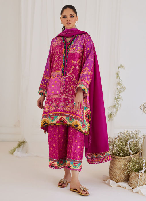 Picture of Luz Magenta Shirt And Dupatta