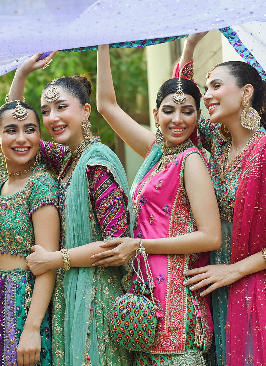 Elena Rani Pink Shirt With Block Printed Gharara