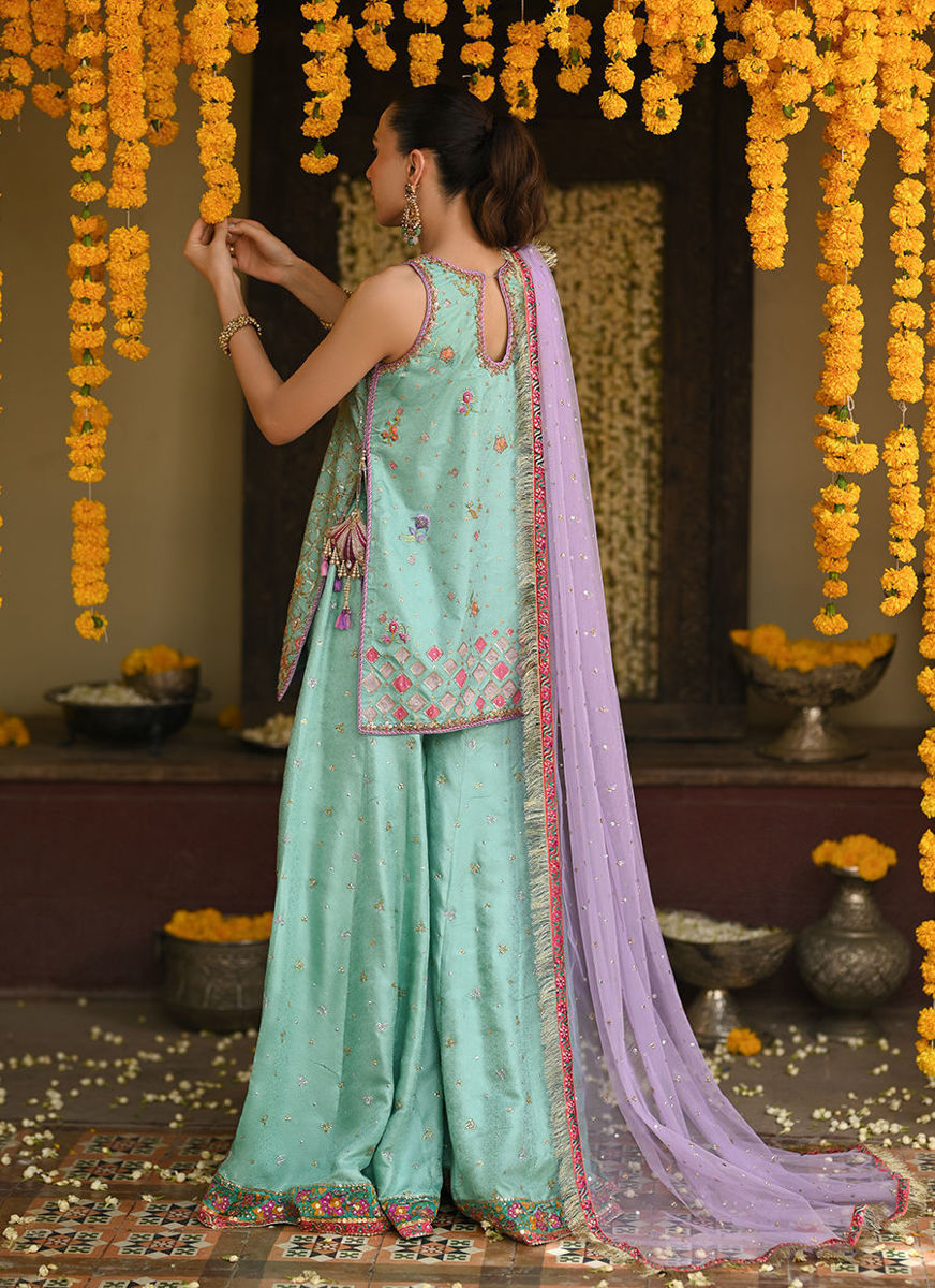 Eirlys Aqua Short Shirt And Do-Paincha Dhakha