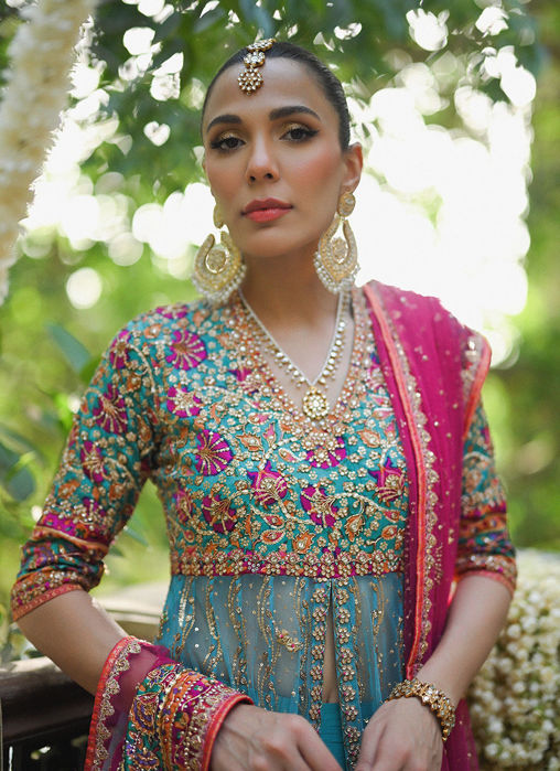 Vivia Sea Green Kalidaar