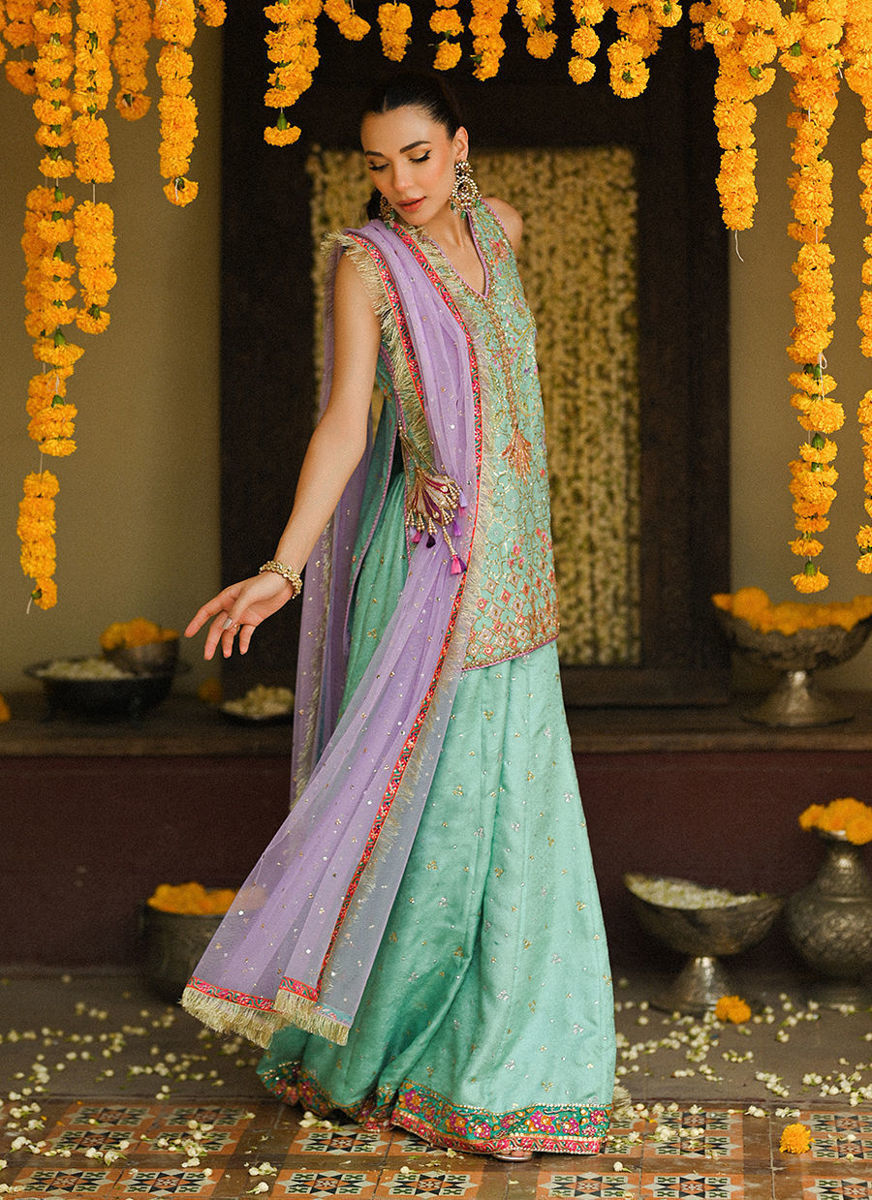 Eirlys Aqua Short Shirt And Do-Paincha Dhakha