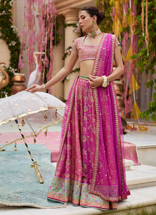 Picture of Parisa Hot Pink Lehenga Choli