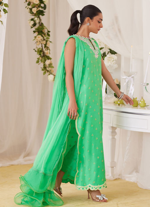 Toucan Shirt And Dupatta