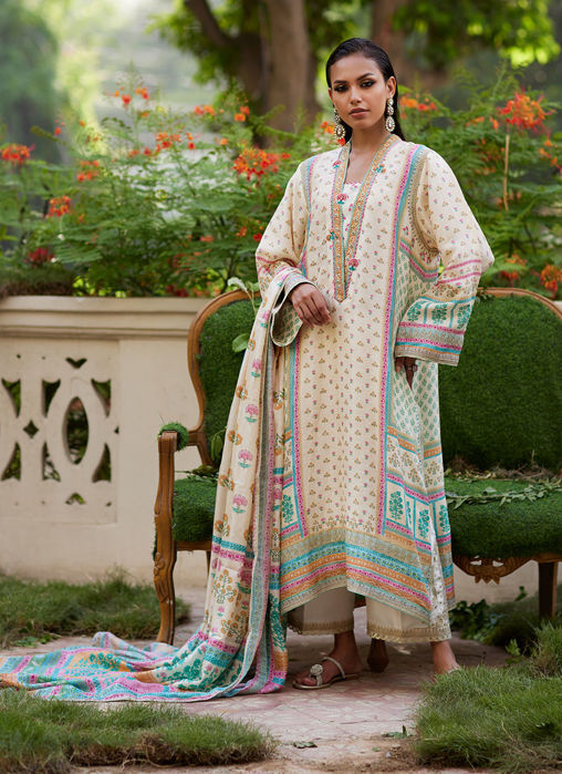 Picture of Nural Ivory Kurta And Dupatta