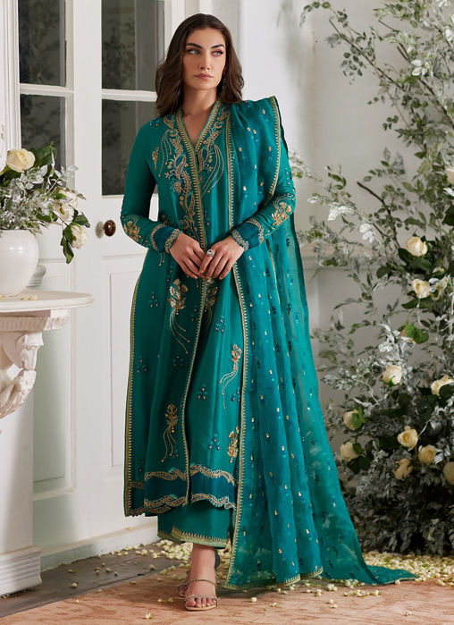 Picture of Ayda Sea Green Shirt And Dupatta
