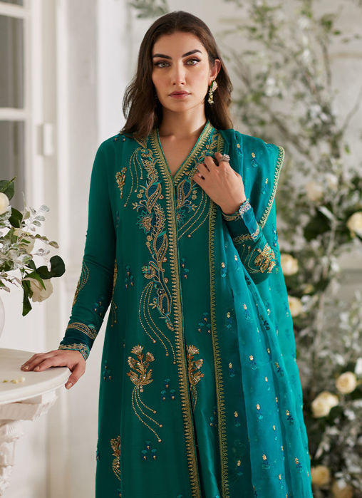 Ayda Sea Green Shirt And Dupatta