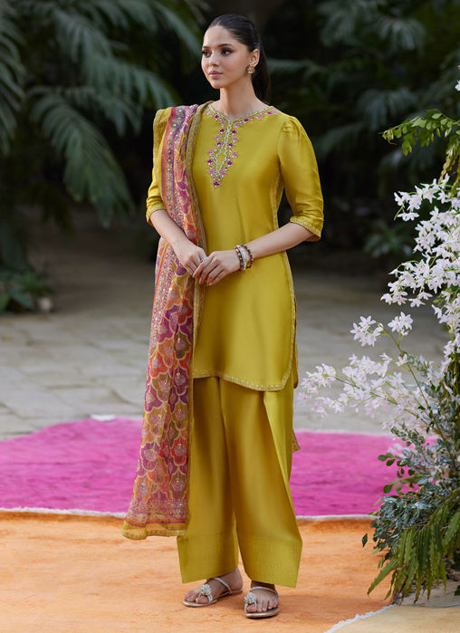 Picture of Sheyza Kiwi Shirt And Dupatta