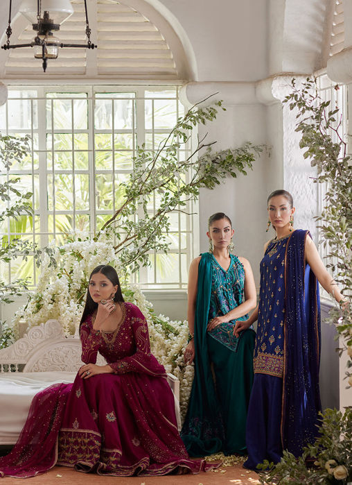 Ruya Emerald Shirt And Dupatta