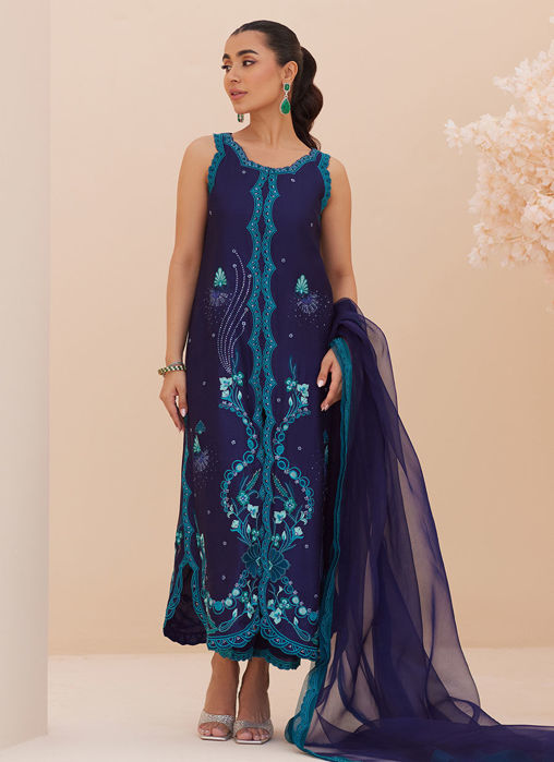 Rio Ink Shirt And Dupatta