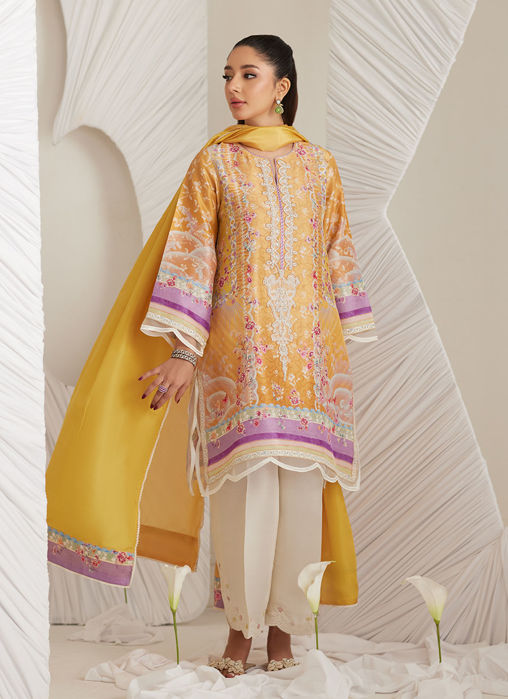 Picture of Anima Mustard Shirt And Dupatta