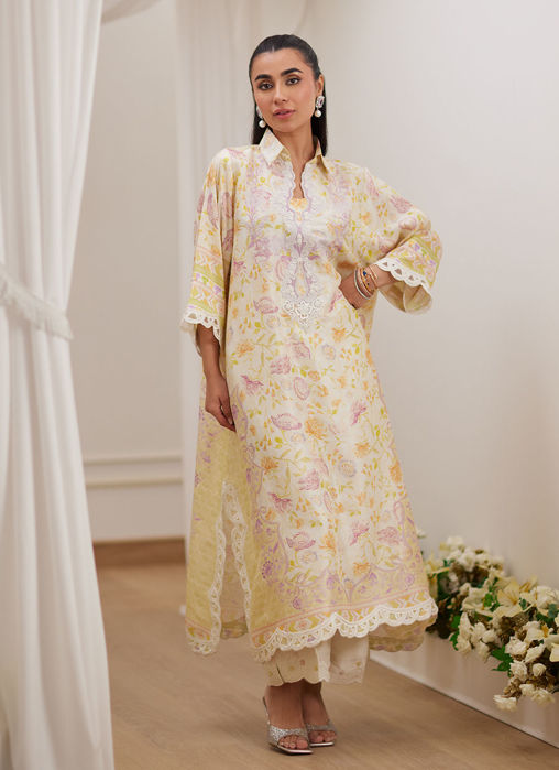 Picture of Emelia Ivory Shirt Dress