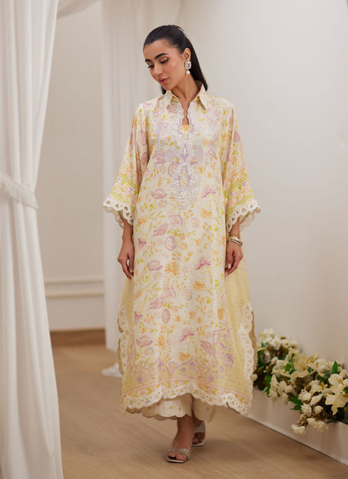 Emelia Ivory Shirt Dress