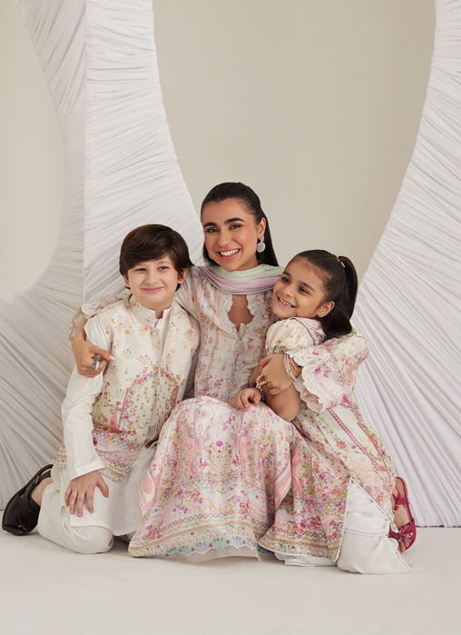 Brea Ivory Shirt And Dupatta