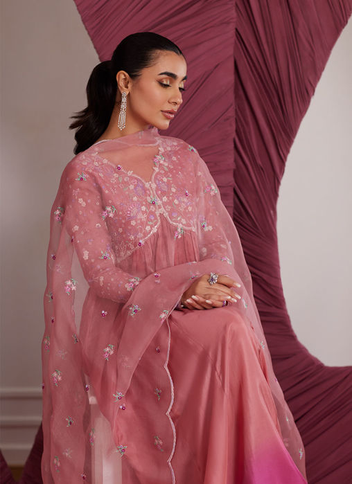 Wylie Watermelon Kalidaar And Dupatta