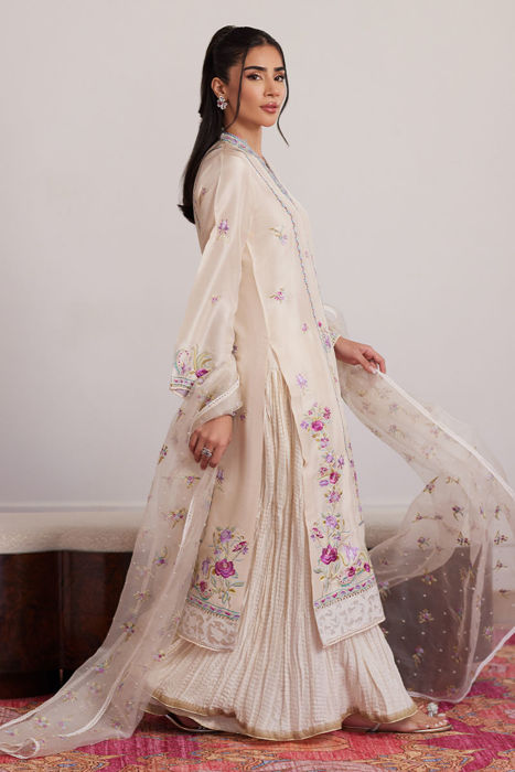 Lexie Ivory Shirt And Dupatta