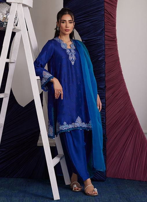 Picture of Aliza Azure Shirt And Dupatta
