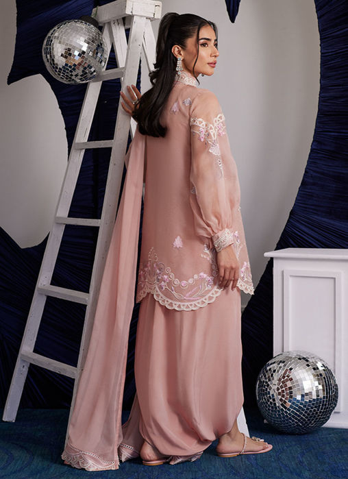 Piper Blush Shirt And Dupatta