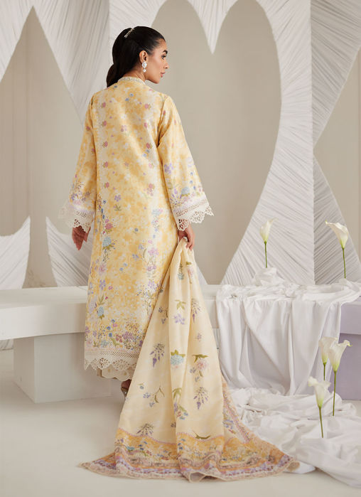 Gemma Lemon Shirt And Dupatta