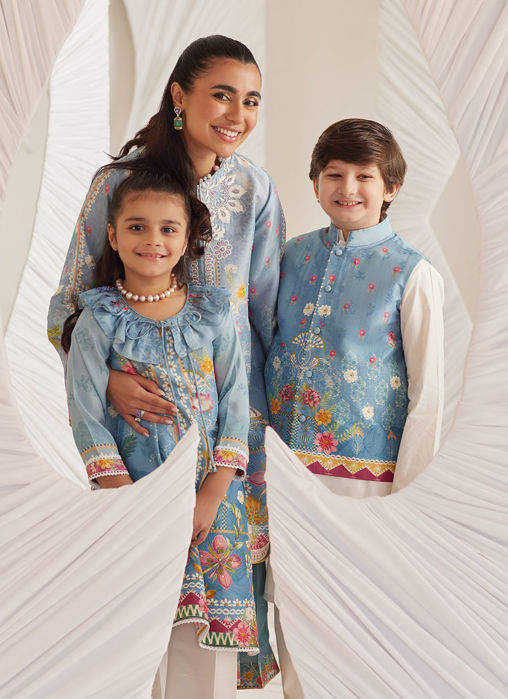 Carla Slate Blue Shirt and Pants