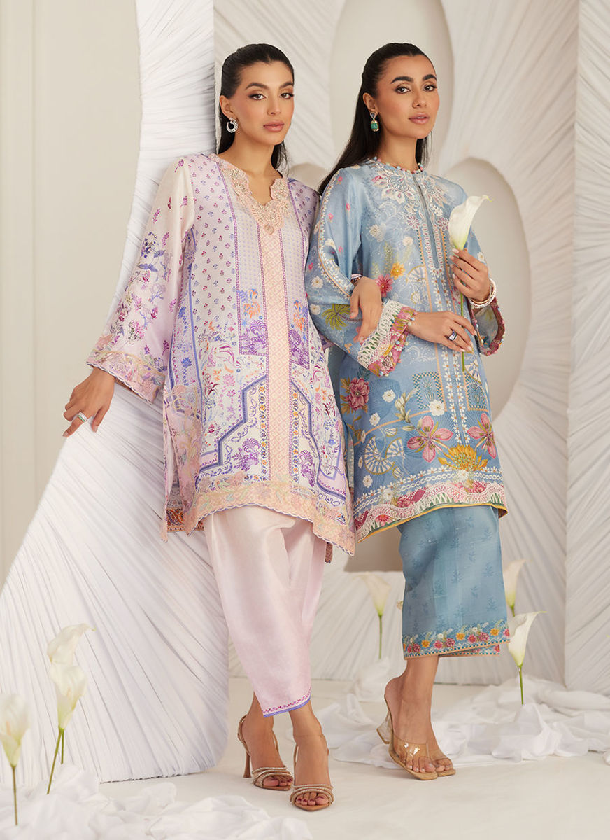 Carla Slate Blue Shirt and Pants