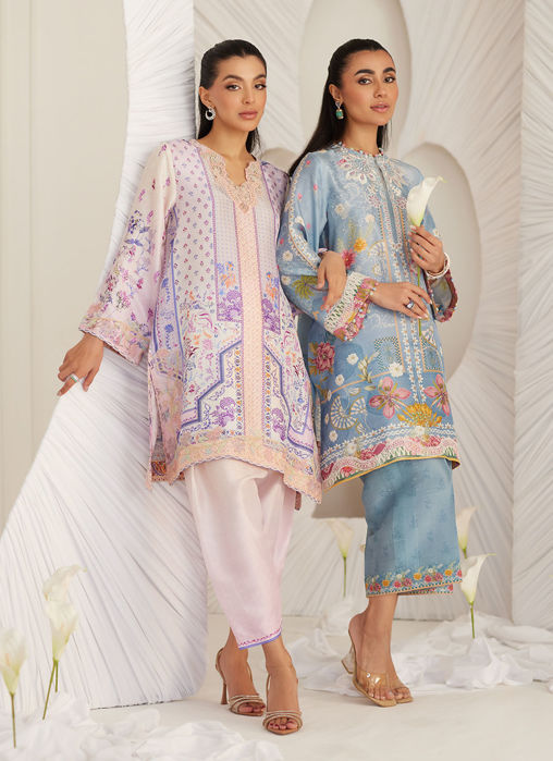 Carla Slate Blue Shirt and Pants