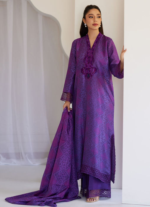 Picture of Amity Purple Shirt And Dupatta