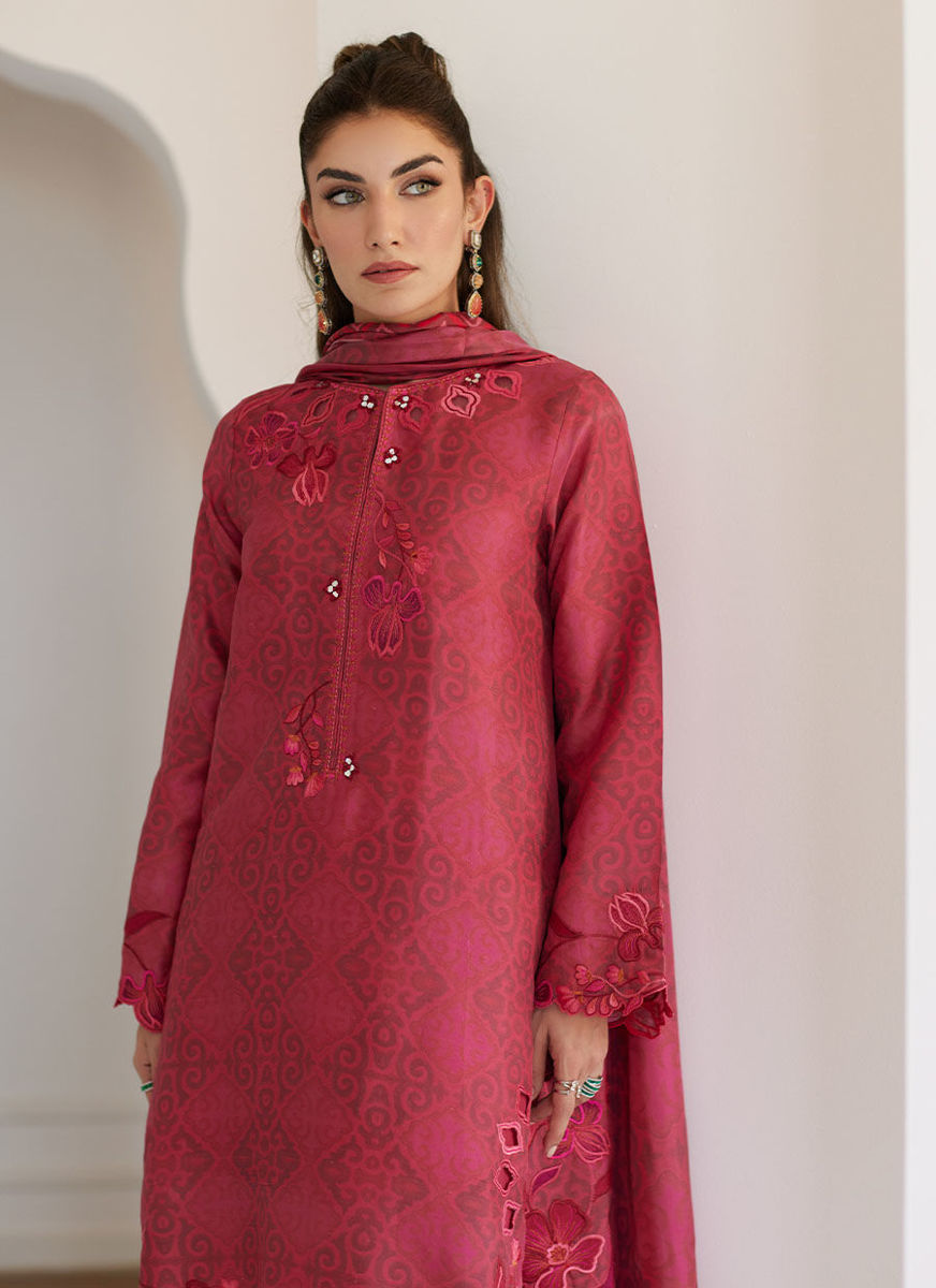 Solara Scarlett Shirt And Dupatta