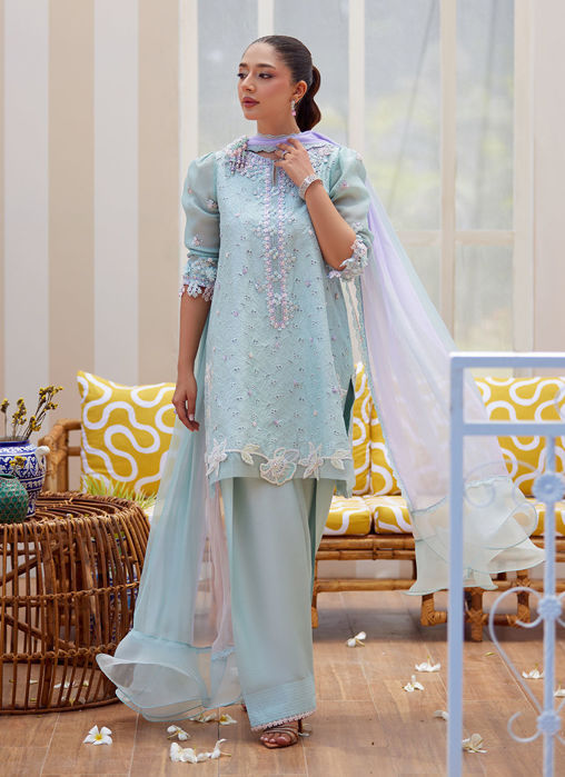 Picture of Noa Ice Blue Shirt And Dupatta