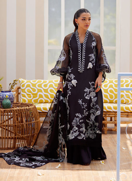 Picture of Reina Ebony Shirt And Dupatta