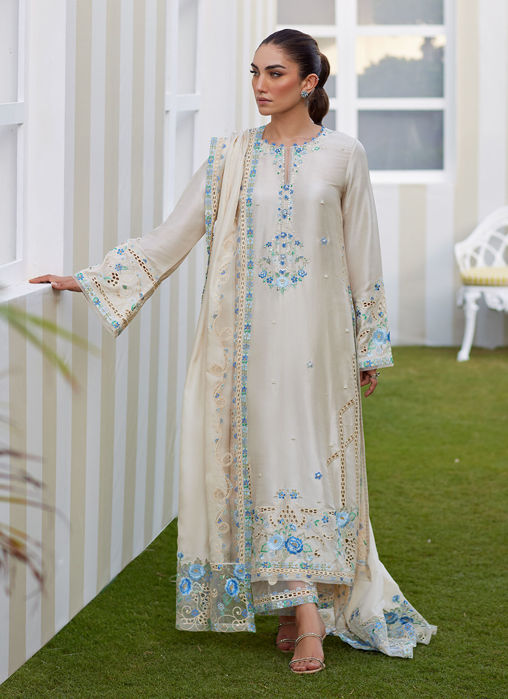Picture of Delina Ivory Shirt And Dupatta