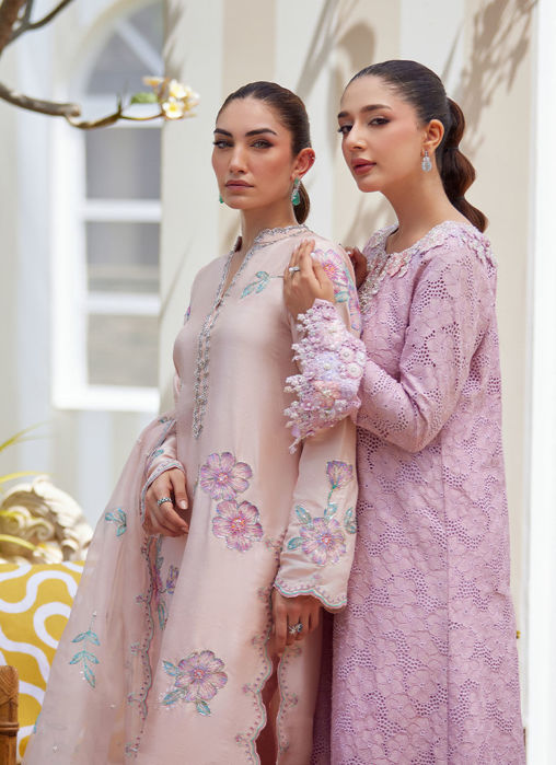 Vera Pink Shirt And Dupatta