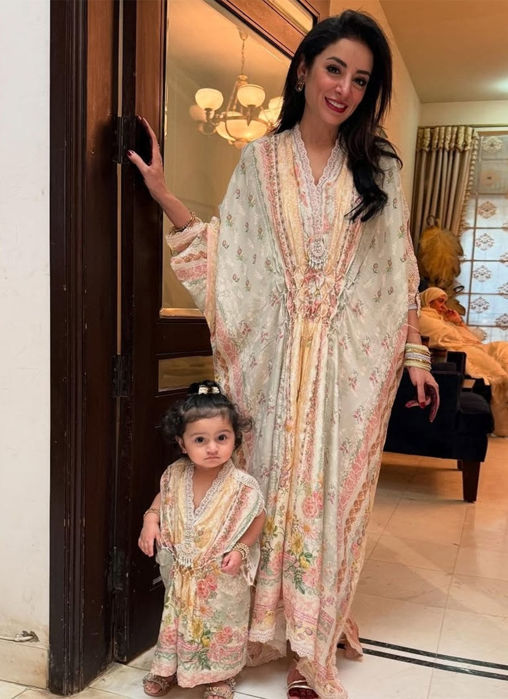 Allegra Mint Kaftan
