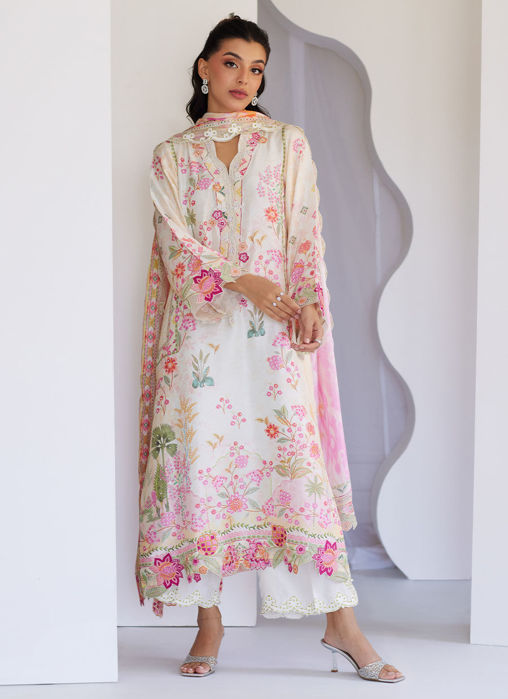 Picture of Faye Ivory Shirt And Dupatta